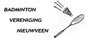 Logo Badminton vereniging Nieuwveen